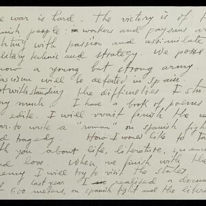 a page of handwritten text