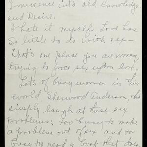 a page of handwritten text