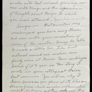 a page of handwritten text