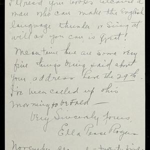 a page of handwritten text