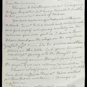 a page of handwritten text