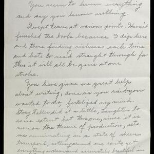 a page of handwritten text