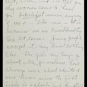 a page of handwritten text