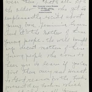 a page of handwritten text