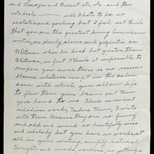a page of handwritten text
