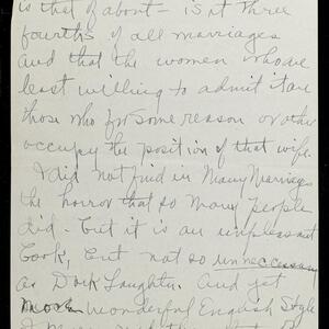 a page of handwritten text