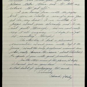 a page of handwritten text
