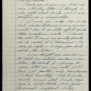 a page of handwritten text