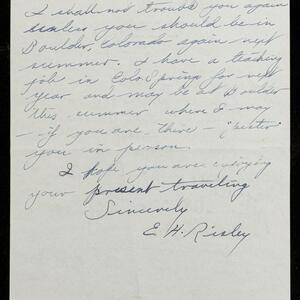 a page of handwritten text