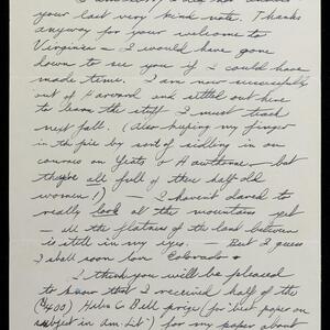 a page of handwritten text