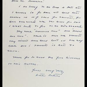 a page of handwritten text
