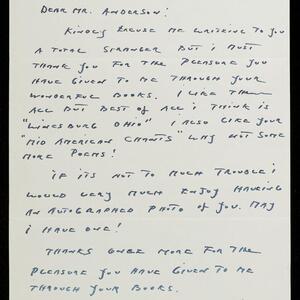 a page of handwritten text
