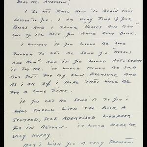 a page of handwritten text
