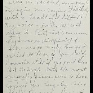 a page of handwritten text