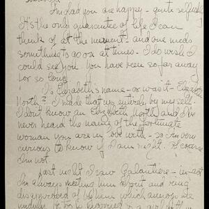 a page of handwritten text