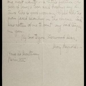a page of handwritten text