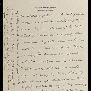 a page of handwritten text