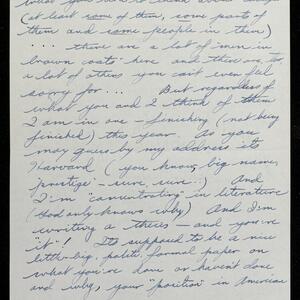 a page of handwritten text