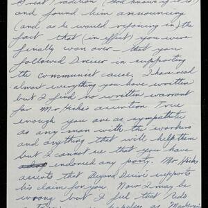 a page of handwritten text
