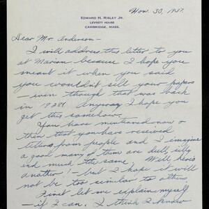 a page of handwritten text