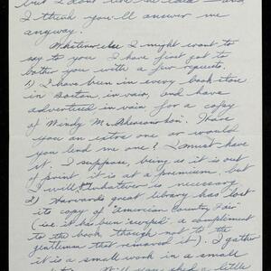 a page of handwritten text