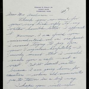 a page of handwritten text