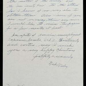 a page of handwritten text