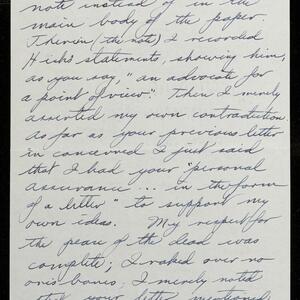 a page of handwritten text