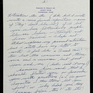 a page of handwritten text