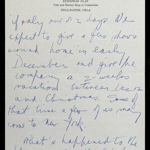 a page of handwritten text