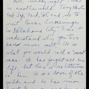 a page of handwritten text