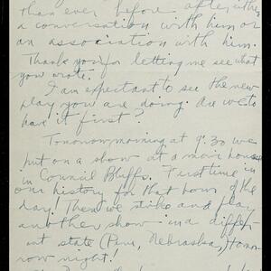 a page of handwritten text