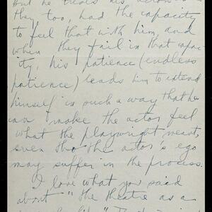 a page of handwritten text