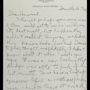 a page of handwritten text