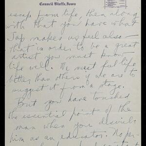 a page of handwritten text