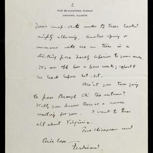 a page of handwritten text