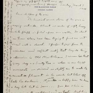 a page of handwritten text