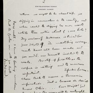 a page of handwritten text