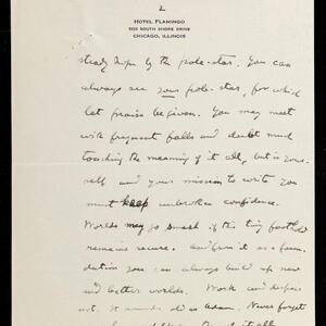 a page of handwritten text