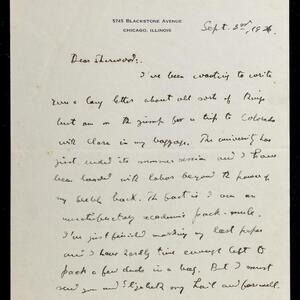 a page of handwritten text
