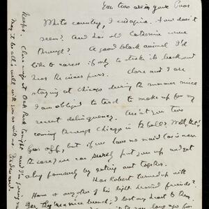 a page of handwritten text
