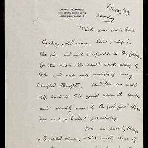 a page of handwritten text