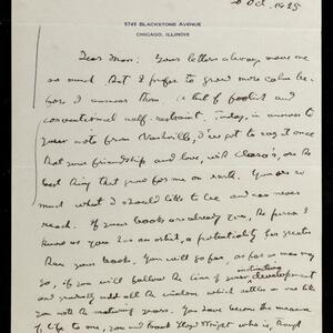 a page of handwritten text