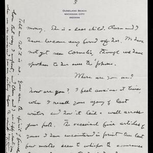 a page of handwritten text