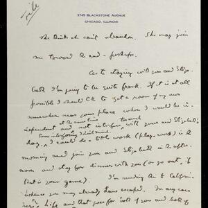 a page of handwritten text
