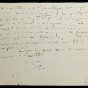 a page of handwritten text