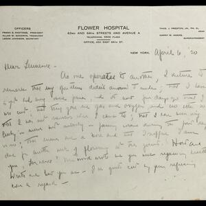 a page of handwritten text