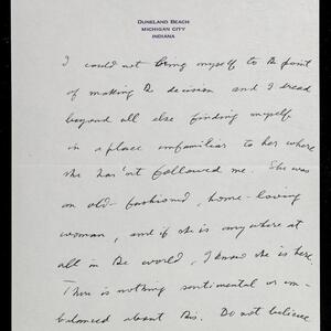 a page of handwritten text