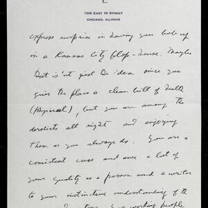 a page of handwritten text