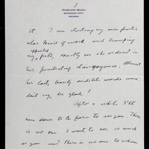 a page of handwritten text